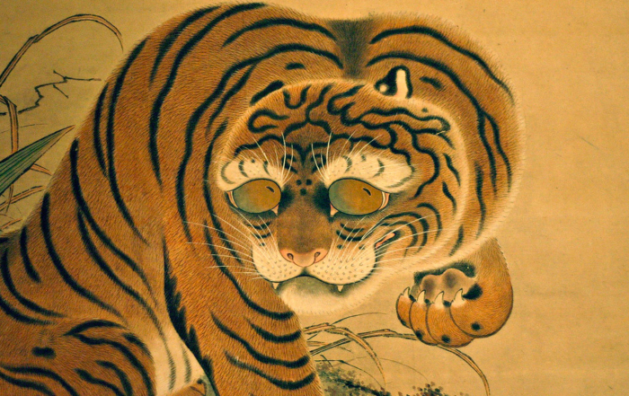 tiger green eyes